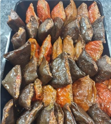 Kuru Patlıcan Dolma — Florya Meze Evi